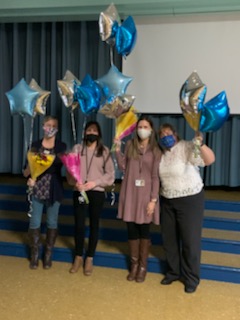 KWilliams_fcps's tweet photo. Congrats to the TES nominations for Teacher of the Year.  We are so grateful for Mrs. Ferrell, Mrs. Stevens, Ms. Desmond, Mrs. Reynolds, and Mrs. Estep not pictured.  They certainly lead the #HearusROAR moments at TES! https://t.co/WzyCFj10uO