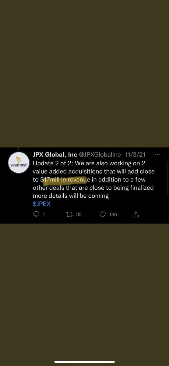 don50659871's tweet photo. $jpex has 50 million in annual revenue with 75 million in the pipelines and are making two acquisitions to add 17 million in yearly revenue. @Penny_Heist12 is lying to you and taking your money. Pathetic! Watch out for these other new accounts claiming they’re in the IT sector😒 https://t.co/VmaRPXfOHr