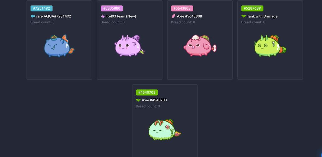 unique_axies's tweet photo. We have 4 teams we need to place ASAP.Starj Cap now have over 60 scholars &amp; growing.
Pick your axies from this group it needs to be balanced with energy and attack. To become a scholar;
✅Like 
✅retweet &amp; follow 
✅ Tell us which 3 you would choose
#AxieScholarship #Axie https://t.co/o3NIffYDQM