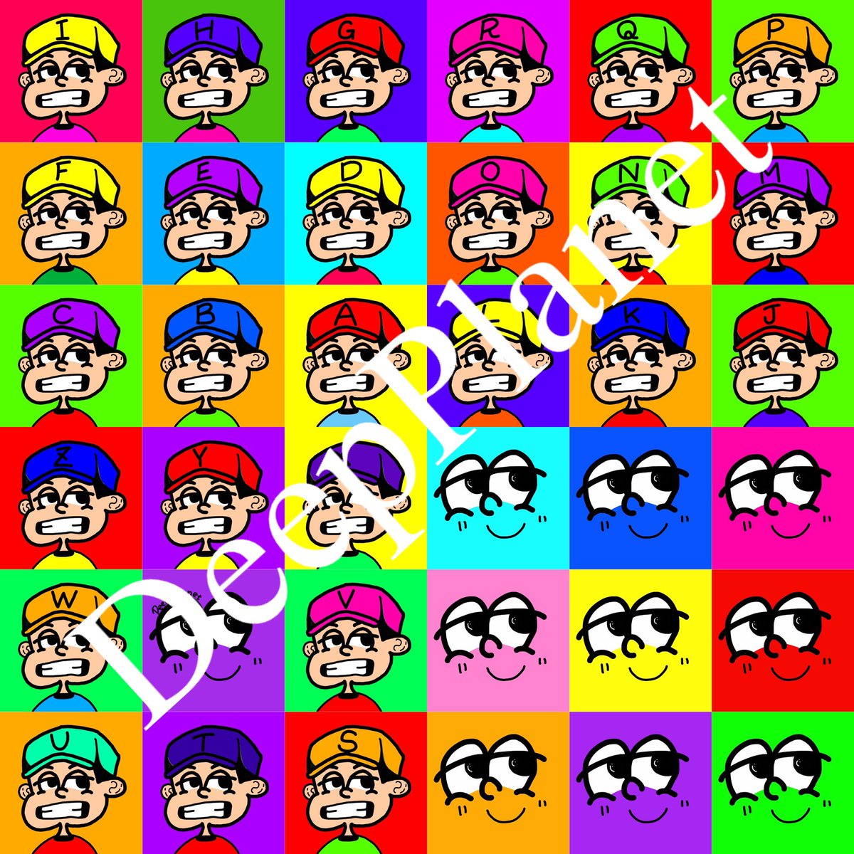 DeepPlanet5's tweet photo. Hi🌞everyone!
I made a new boy art! 👦🏻
There are different types from A to Z, so please collect them!
Check out the initials of your name!
Check out the deep planet image character Pino!🌈
#nft #nftart #boyart #pizzaart #deepplanet #opensea #NFTartist https://t.co/mJXzmLElET