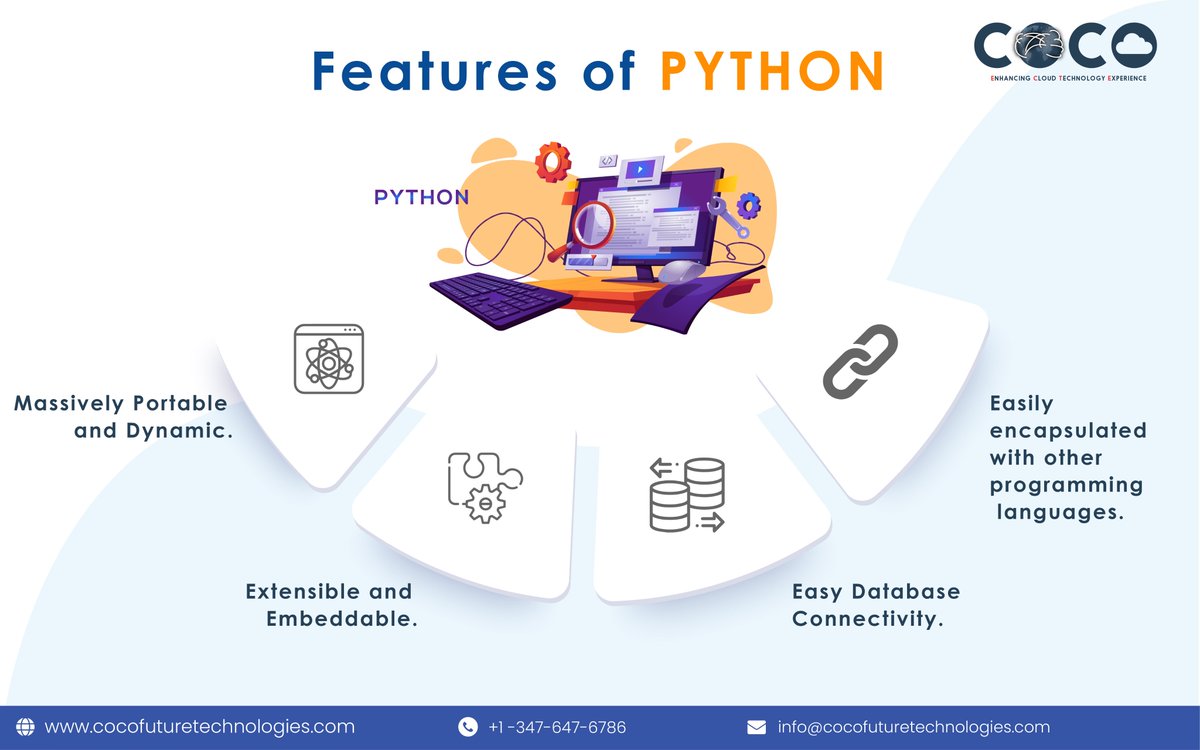cocofuturetech's tweet photo. Feel free to contact us, You can reach us at +1-347-647-6786 or drop a mail at info@cocofuturetechnologies.com.

#python #features #programming #language #webdevelopment #coco https://t.co/Dy3IdDsBD3