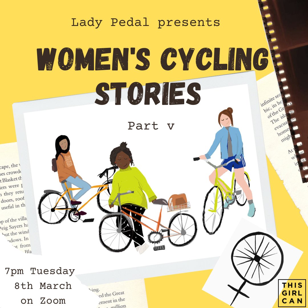 MCRActive's tweet photo. 🚴‍♀️ Check out this amazing FREE Women’s Cycling Stories event on Zoom to support International Women’s Day (8 March) from @Lady_Pedal

@ThisGirlCanUK
  
There are some superb speakers lined up, which will be announced soon!

Info: https://t.co/dUE92BgVPE https://t.co/EfQmdNLca7