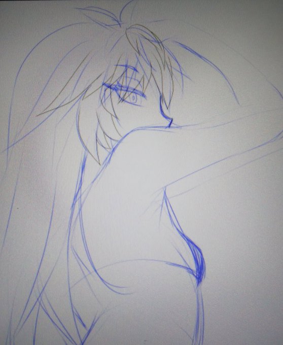 感謝のチヱ婆描いてペン入れ始めたけど眠、気…が…スヤァ… 