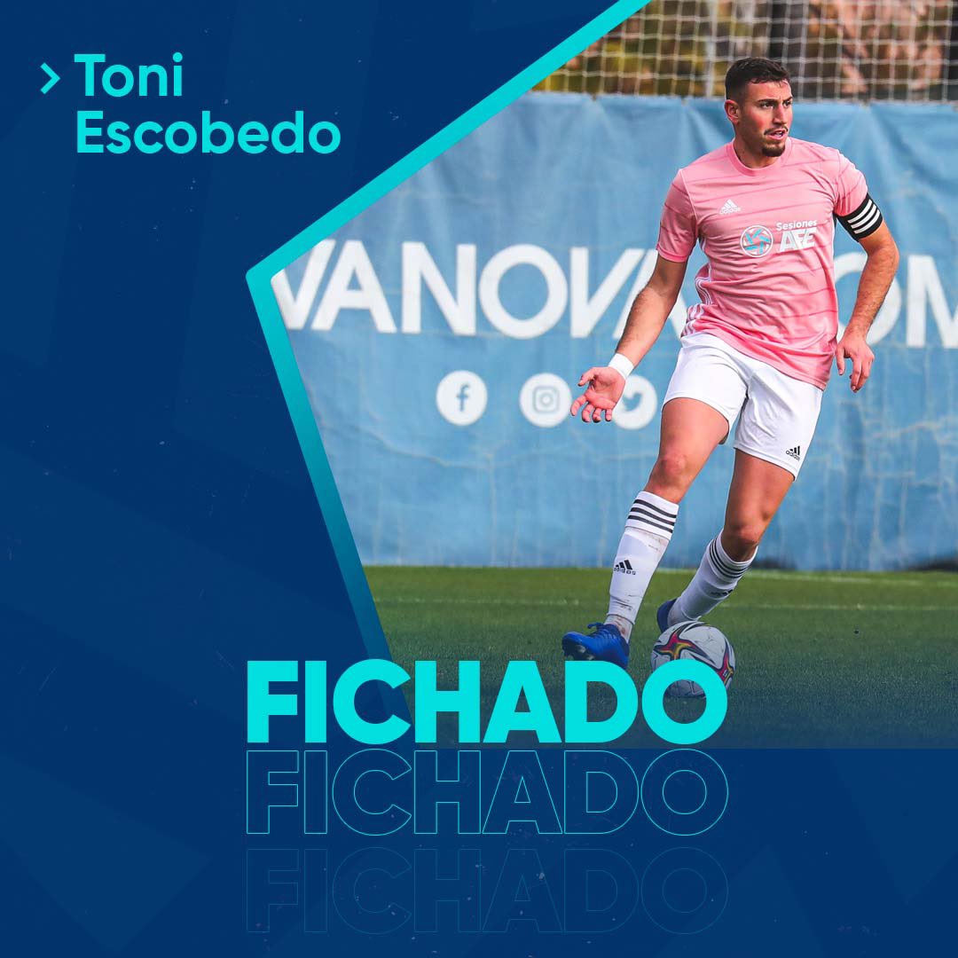 afefutbol's tweet photo. ⚽️✍🏻✅ Nueva etapa en la carrera de @Toniiescobedo21 tras fichar por el @SillaCF, después de participar en #SesionesAFE XXVII. ¡Desde #AFEFútbol te deseamos lo mejor, compañero! 🙌🏻
#UnidosSomosMásFuertes 💪🏻⚽️ https://t.co/c66kSQHVkO