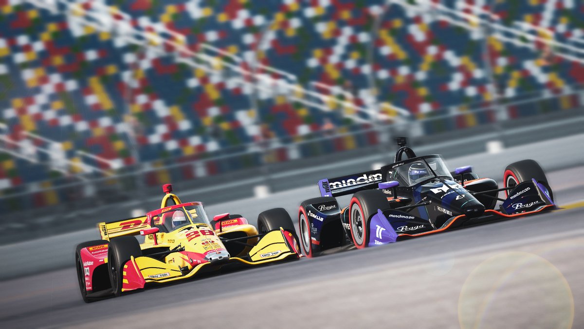 RGrosjean's tweet photo. When @r8gesports races @FollowAndretti 😀 #realtovirtual #simracing @MSportgames https://t.co/LFlHTjNyAN