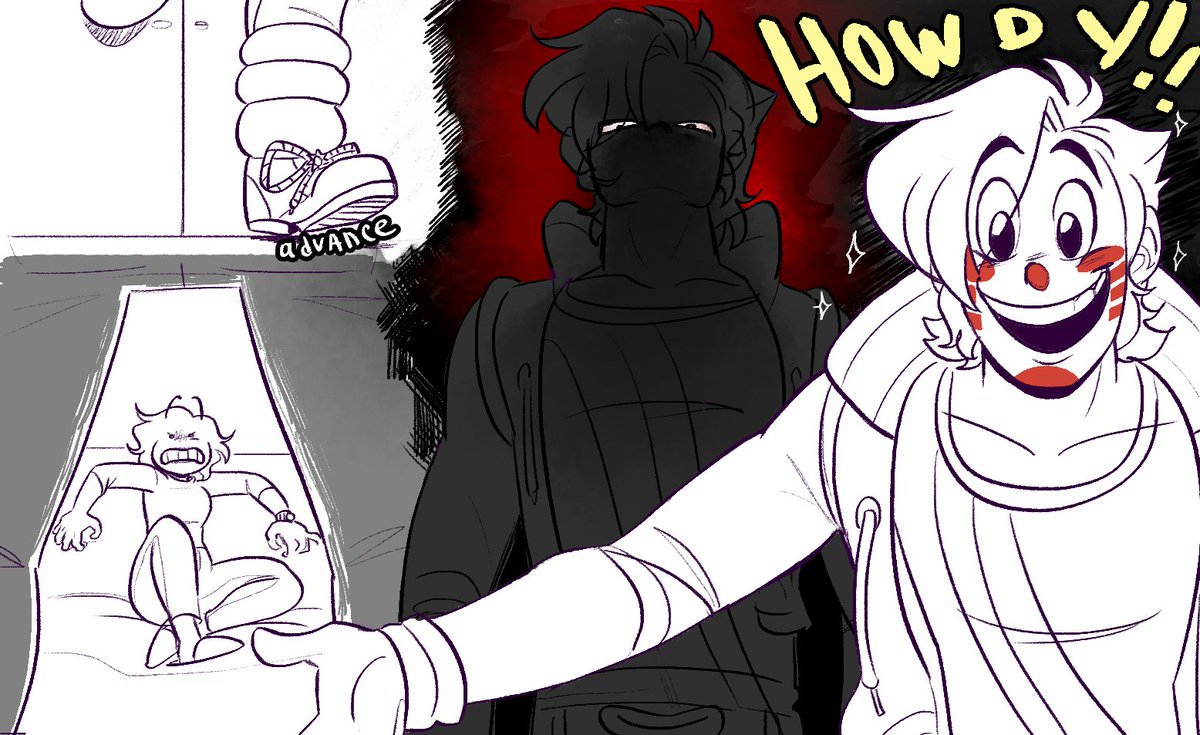 ChikennnNaggets's tweet photo. (3/?)
Then all the actions in the comic are accompanied by song:"The Villain I Appear to be" by Connor Spiotto. 
#SunnyDayJackOC #SunnyDayJackOC #somethingswrongwithsunnydayjack https://t.co/7zuUcNKJxF