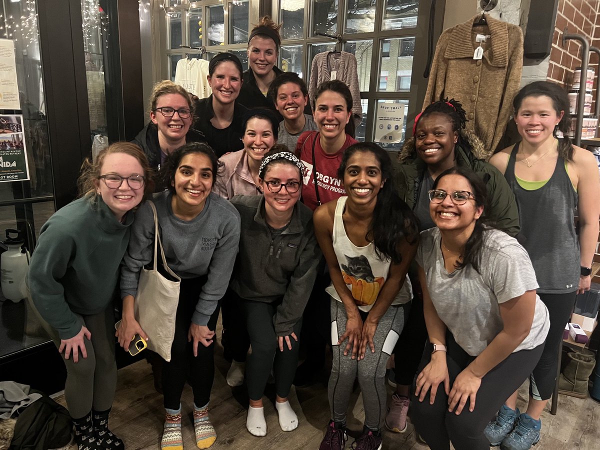 iuobgyn's tweet photo. Wellness week with residency team hot yoga. #acogbewell https://t.co/sVs46qB1OL