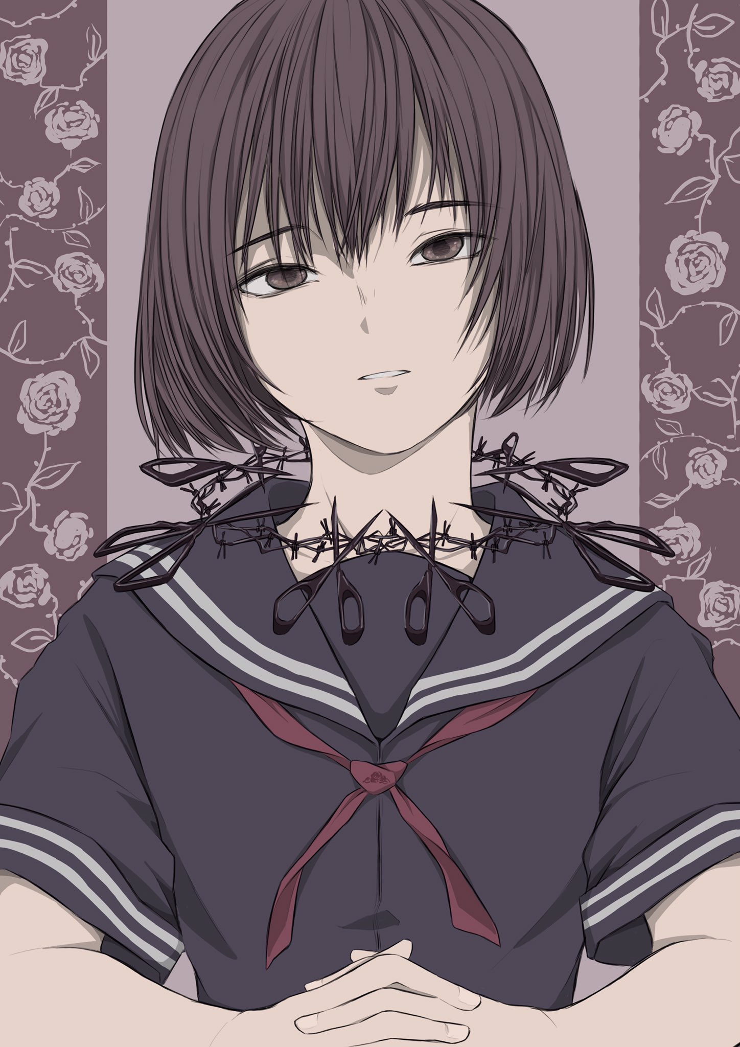 ◆空へ…◆手描きイラスト Yahoo!オークション - 手描きイラスト 創作 セイフク 14
