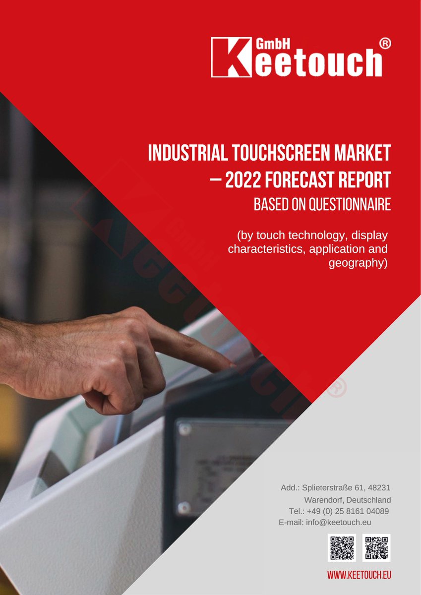 KeetouchGmbH's tweet photo. We would like to remind you that #Keetouch #research team has prepared a #data report devoted to #Industrial #TouchscreenMarket perspectives and key industry insights with a view to the year 2020!
Request the free report - https://t.co/DRJwtnAxhn https://t.co/gEryyaKNJJ