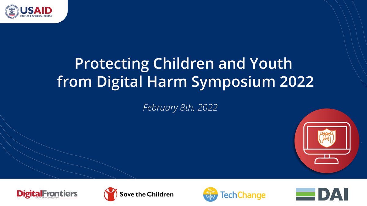 Starting now! @USAID is hosting its first virtual Protecting Children & Youth from Digital Harm Symposium, which brings together leaders in gov, civil society, the private sector, and youth for a discussion on #DigitalHarm against children. Watch: ow.ly/46nm50HOlPT