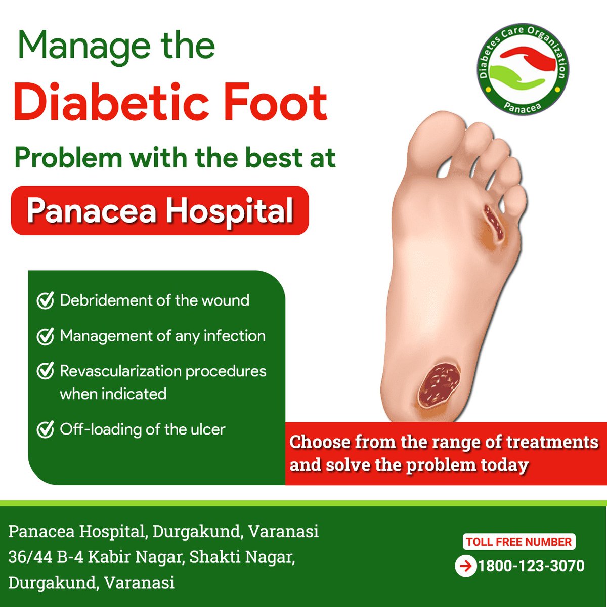 PanaceaVaranasi's tweet photo. Take steps to treat Diabetic Foot with medical experts at Panacea Hospital.

click here- https://t.co/vnerlibJz4

#diabetic #diabeticfoot #panaceahospital #hospital #varanasi #banaras https://t.co/GCCG2250yE