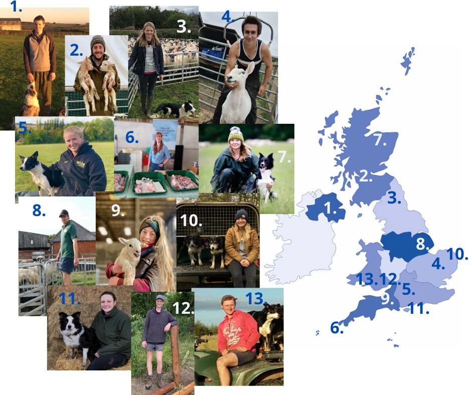 natsheep's tweet photo. We are excited to announce the 13 young UK sheep farmers joining the Next Generation Ambassador programme this year! 

We'll be sharing more on what the group get up to this year. To read more about each of them, visit https://t.co/MfcLe7qem2 https://t.co/fQxRMJGbHl