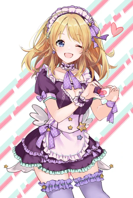 メイドのメグちゃんかわいい

#シャニマス
#八宮めぐる 