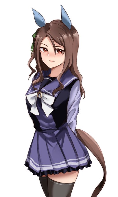 #ウマ娘 #ニーハイの日
キングはニーハイが本当に良く似合う…… 