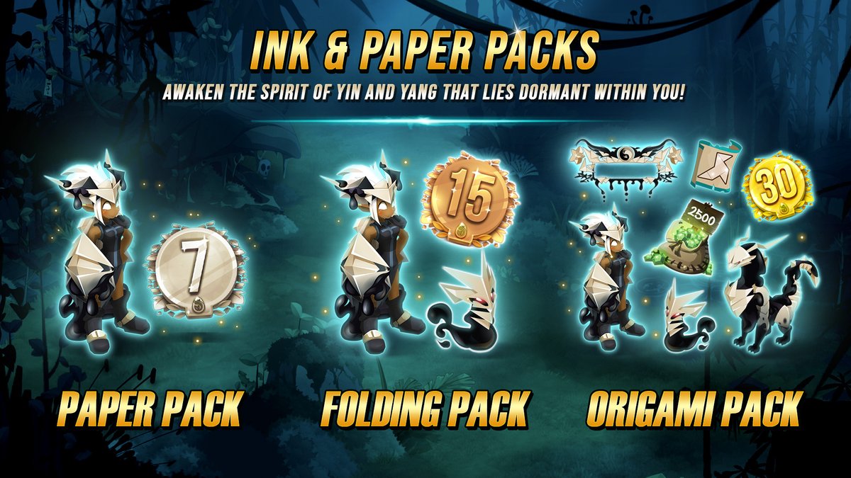 DOFUSTouch_EN's tweet photo. 🖌️ Write your story with the Ink and Paper Packs! RT+Follow for a chance to win an Origami pack!
▶️ Learn more: https://t.co/taIWpeUrt3 https://t.co/yqLpRe993L