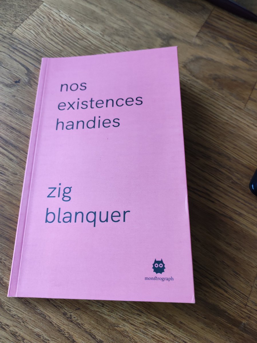 Lydieraer's tweet photo. Je viens de recevoir "Nos existences handies" de #ZigBlanquer chez moi et cela me met en joie.

#antivalidisme #éditionmonstrograph https://t.co/8W5toGnh6m