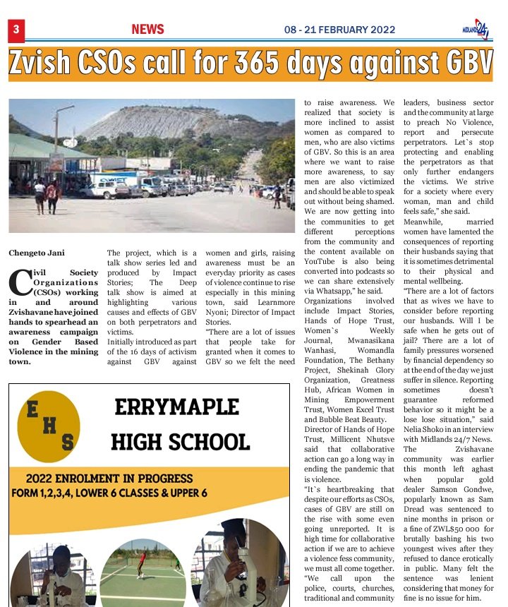 HandsofHopeTru1's tweet image. The goal is to achieve a violence-free society. It begins at home! 

We are honoured to be a part of this initiative to raise awareness on #GBV for 365 days, together with @ImpactStoriesZw @Allthingzfemale @womandlaorg @Bethany_Zvish @awometrust