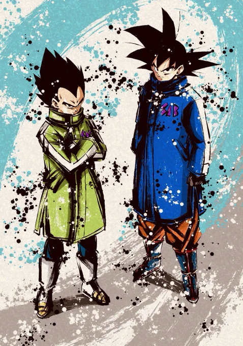 開幕
#ドラゴンボール
#墨絵 #イラスト 