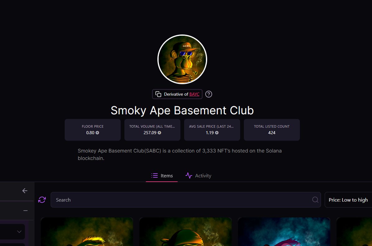 Smoky Ape Basement Club tweet media
