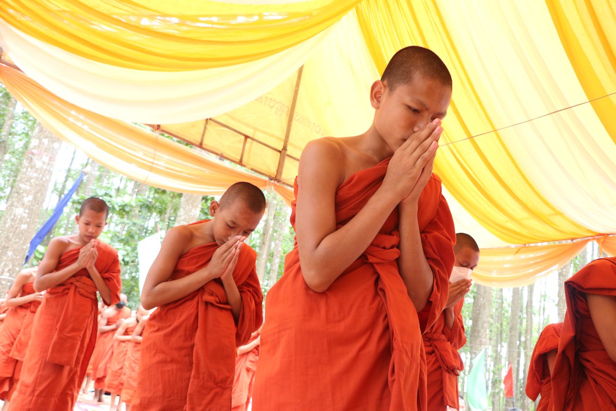 ToekvilPagoda's tweet photo. ពិធីបើកវគ្គបដិបត្តិធុតង្គលើកទី១៣ វត្តទឹកវិល(ចុងកោះ)
ថ្ងៃអង្គារ ៧កើត ខែមាឃ ឆ្នាំឆ្លូវ ត្រីស័ក ព.ស.២៥៦៥ ត្រូវនឹងថ្ងៃទី៨ ខែកុម្ភៈ ឆ្នាំ២០២២។៚ https://t.co/oAVexDBSdl