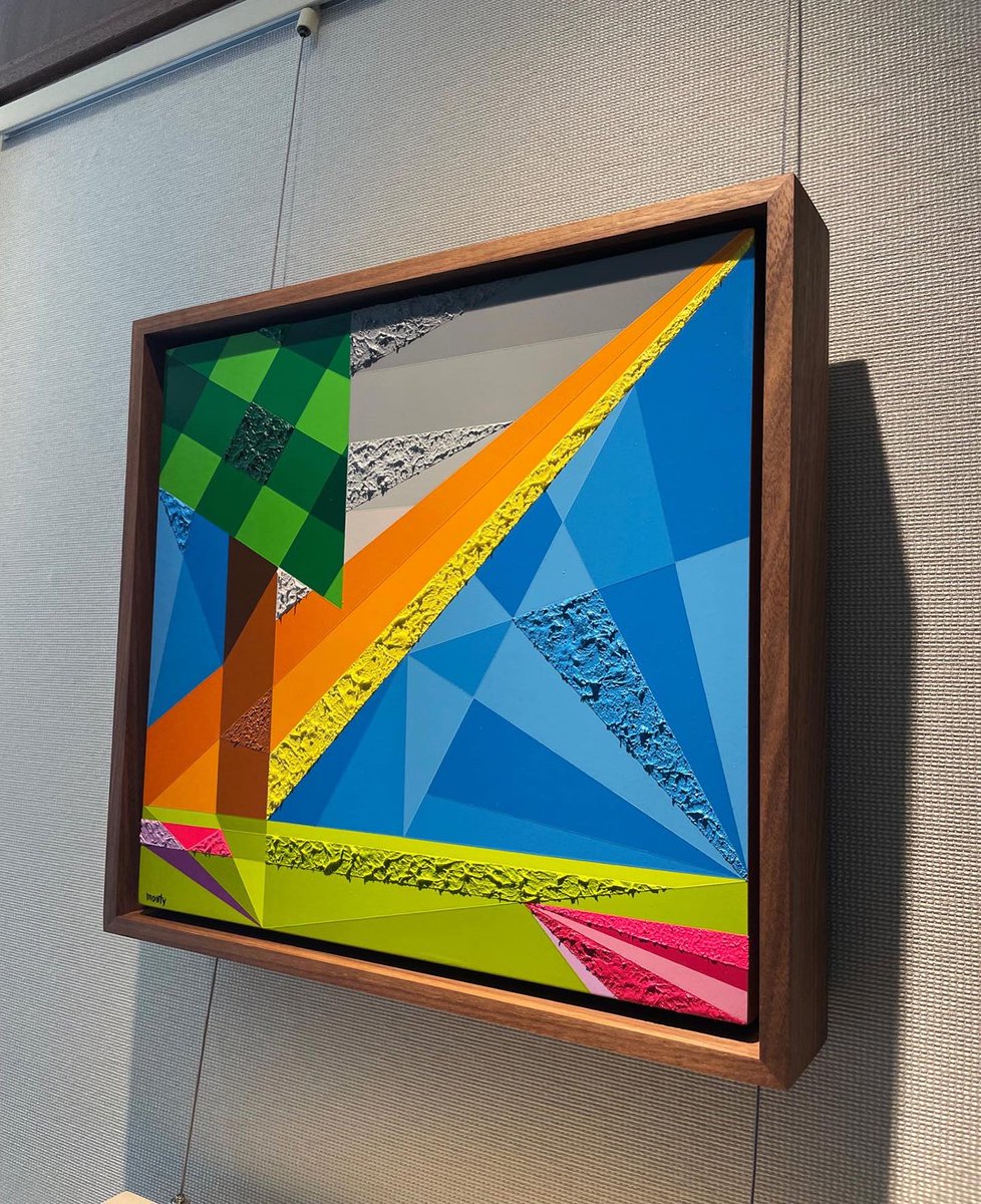 montyart's tweet photo. “Moment #49” • 13.25” x 13.25” x 2.5” • aerosol • molding paste • varnish • birch panel • custom walnut floater frame • Now in the main gallery @nemacolin Resort. Contact Amanda Hymans Shane at : art.department@nemacolin.com or call 724-329-6316. https://t.co/S4bKnmuHIU https://t.co/HNHpAHYr38