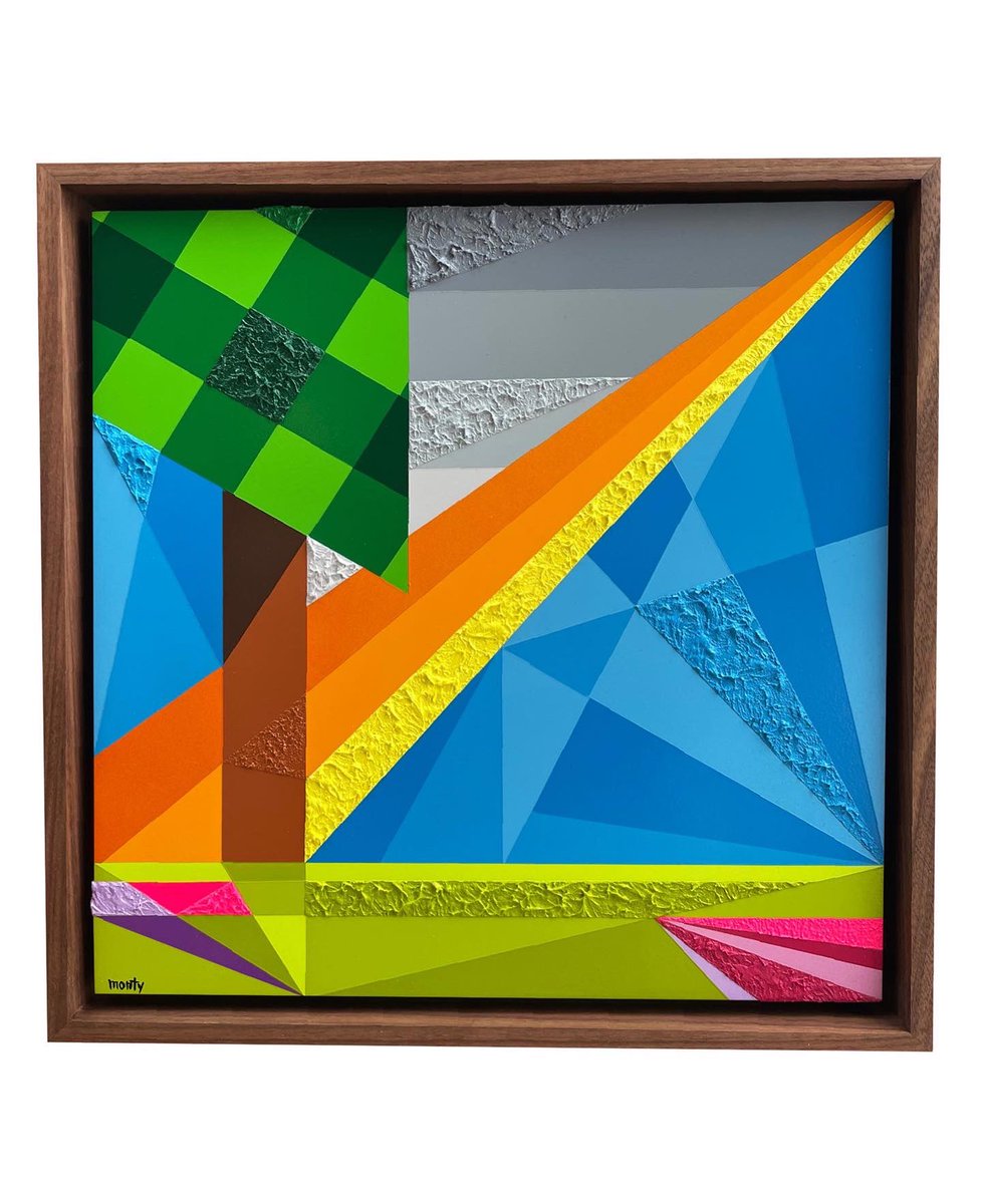 montyart's tweet photo. “Moment #49” • 13.25” x 13.25” x 2.5” • aerosol • molding paste • varnish • birch panel • custom walnut floater frame • Now in the main gallery @nemacolin Resort. Contact Amanda Hymans Shane at : art.department@nemacolin.com or call 724-329-6316. https://t.co/S4bKnmuHIU https://t.co/HNHpAHYr38