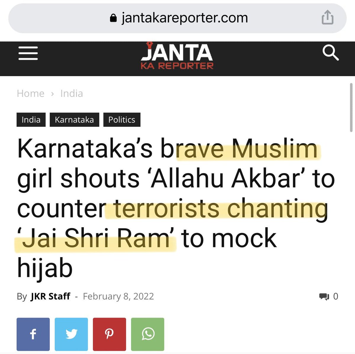 HinduITCell's tweet photo. These term!tes leaves no opportunity to label Hindus as terr0rists.
A Hindu can never be a Terr0rist, never.
@JantaKaReporter  and @RifatJawaid be ready to face the legal music for maligning our religion. https://t.co/IP1fqrX1wF