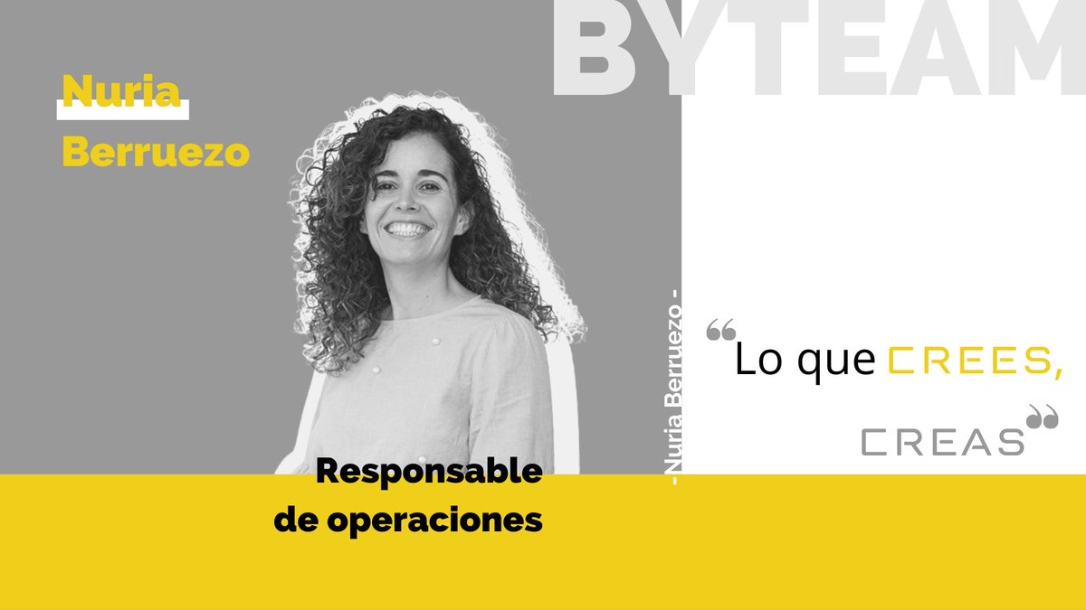 biyectiva's tweet photo. Biyectiva es la suma de todas las personas que forman parte del equipo.
Hoy te presentamos a Nuria Berruezo.
#BYTeam https://t.co/Uj4AfUzZoY