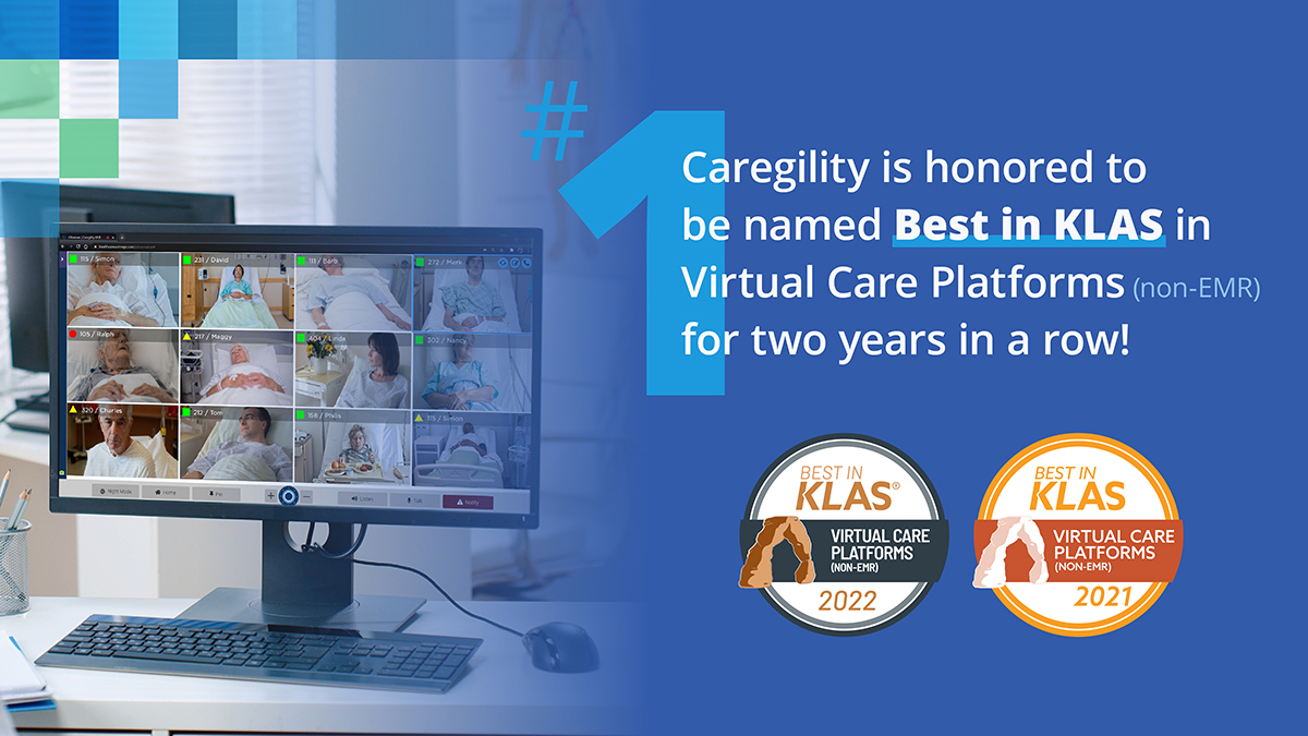 caregility's tweet photo. We've been named #BestinKLAS virtual care platform (non-EMR) for the second consecutive year! This continued recognition reaffirms the value created by building a tailored virtual care program on the Caregility Cloud™ platform. 

Read our press release: https://t.co/DqgdhxmHmK https://t.co/PlFGHCXxcr