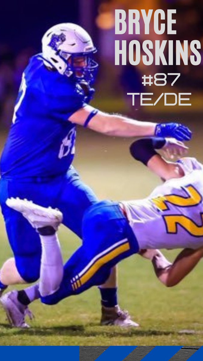 23’ Senior TE/DE Bryce Hoskins. <a href="/jdc_combs/">Justin Combs</a> <a href="/BreathittCoach/">Kyle Moore</a> @CaseyAl62171239