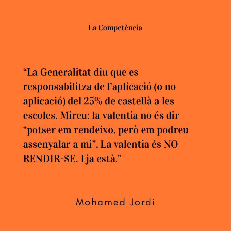 lacompetencia's tweet photo. El tema aquest del TSJ i el castellà. https://t.co/nkpQqeM24I