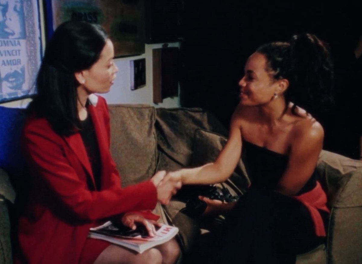thesusanl's tweet photo. "My intention when I made this film was to show lesbian women of color engaging in love with a sexy touch of class."
-Sidra Smith, on A Luv Tale (1999)⭐️⭐️⭐️⭐️⭐️
39/365
#quotes #ALuvTale #SidraSmith #BlackHistoryMonth #WLW https://t.co/GWGzGUW7B5