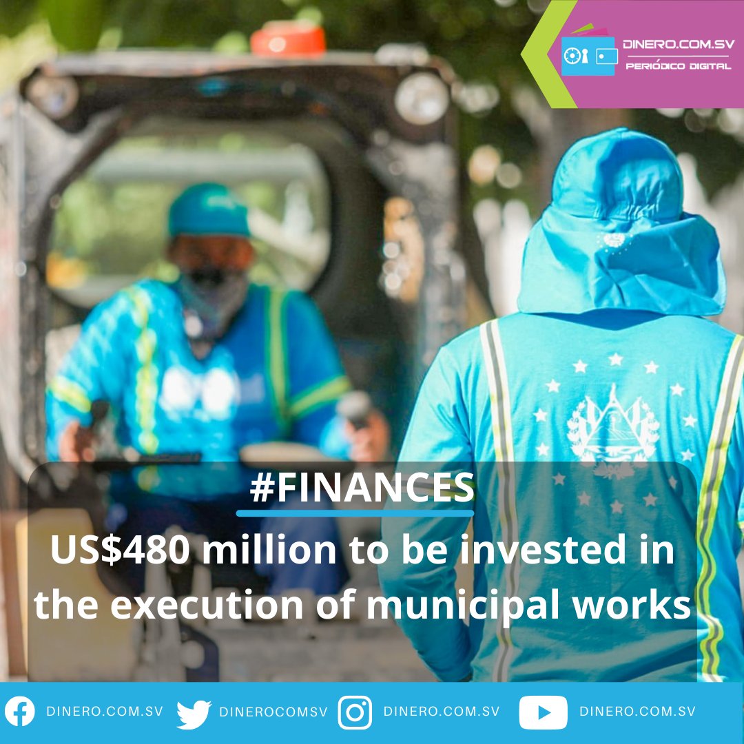 dinerocomsv's tweet photo. #finances US$480 million to be invested in the execution of municipal works #DOM
Read it here: https://t.co/r7ONOqfEkL
#municipalworks #DOM #NationalRoadRepairPlan #biddingprocess #investment https://t.co/Xw51C0TAsC
