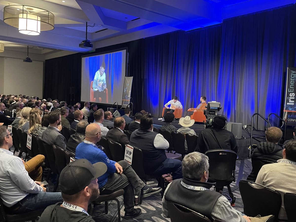 MarlinTrades's tweet photo. Enjoying #miningconf ! Today will be the day all of these great speakers will pack the convention center to discuss #btc and the future of money as well as #energywellspent https://t.co/I0wuRxXnbq