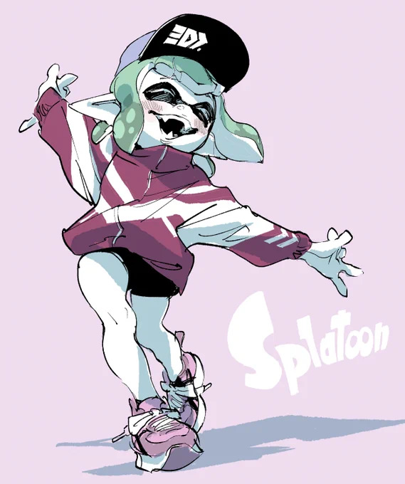 何年か前に気軽に描いたけど気に入ってるイカ絵。
#スプラトゥーン 