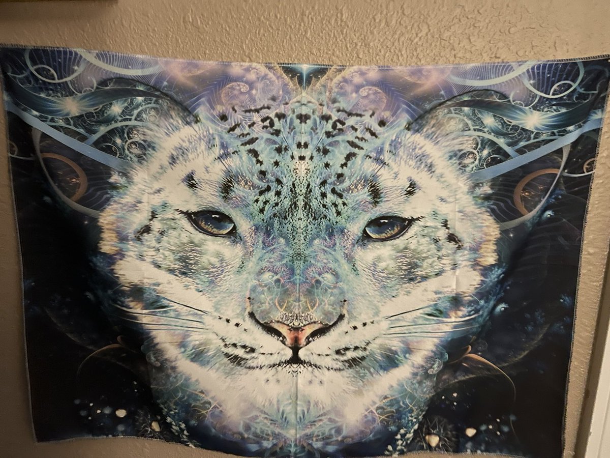 ArtsieTurtle's tweet photo. Tapastry is so amazing! I love all of the colors and shapes and textures in this! #art #tiger #beautiful #soft #texture https://t.co/FmMCN9x7Mr