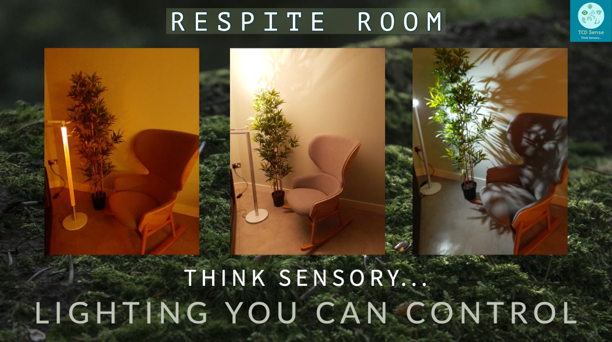 TCDSense's tweet photo. ๐๏ธ We have new sensory lighting on campus. Lighting you can control to suit your needs & sensory perception. Check them out in the arts block respite room.
#ThinkSensory. #RespiteRoom @tcdsu @tcddublin @TCDAbility
Learn more about the @dyson_ie lights at:
https://t.co/KcR8luXH4E https://t.co/p69FiFdF7Q