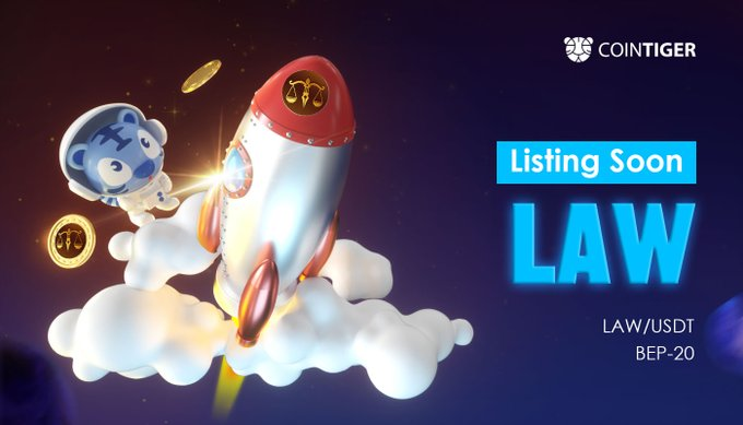 CoinTigerRussia's tweet photo. 📣#CoinTigerNewListing

#LAW/USDT скоро станет доступной на #CoinTiger
@Lawtoken1
 
📮 Официальный сайт: https://t.co/iTRp4IkWoU

📮 Группа Телеграма: https://t.co/LTzrnahSQF

📮 Twitter: https://t.co/biHN69RcXQ

🔥🔥🔥#Crypto #DeFi #BEP20🔥🔥🔥 https://t.co/bXMZFwSIzH