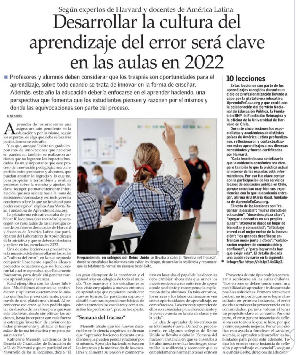 Continuar fomentando la cultura del aprendizaje del error en el Asian American School constituye un factor clave. ❌💯 Los errores abren el camino hacia las posibilidades de educabilidad. 🔝✔️☑️💭💬🗯☑️👇🏼