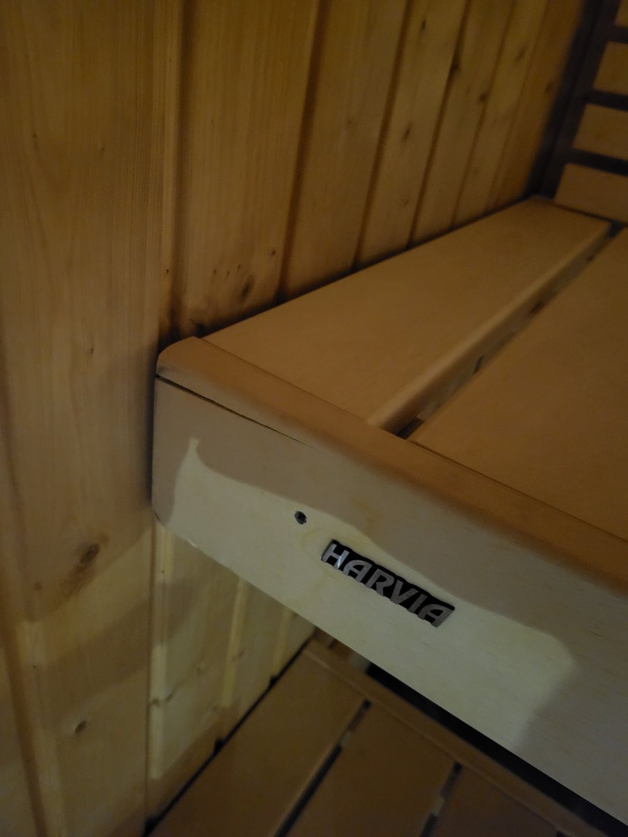 TomPTCollins's tweet photo. Don't buy a @harviafinland sauna this is after a day https://t.co/jCfCLNgWuX