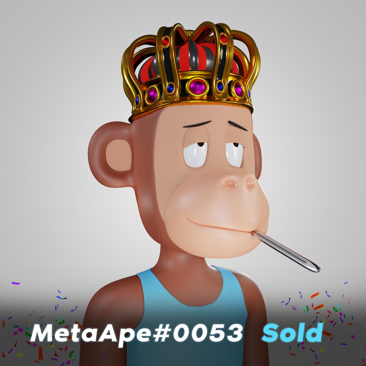 👑MetaApe Club👑 NFT 3D Collection
Now Can Buy Opensea
opensea.io/collection/met…

#nft  #NFTSold #opensea