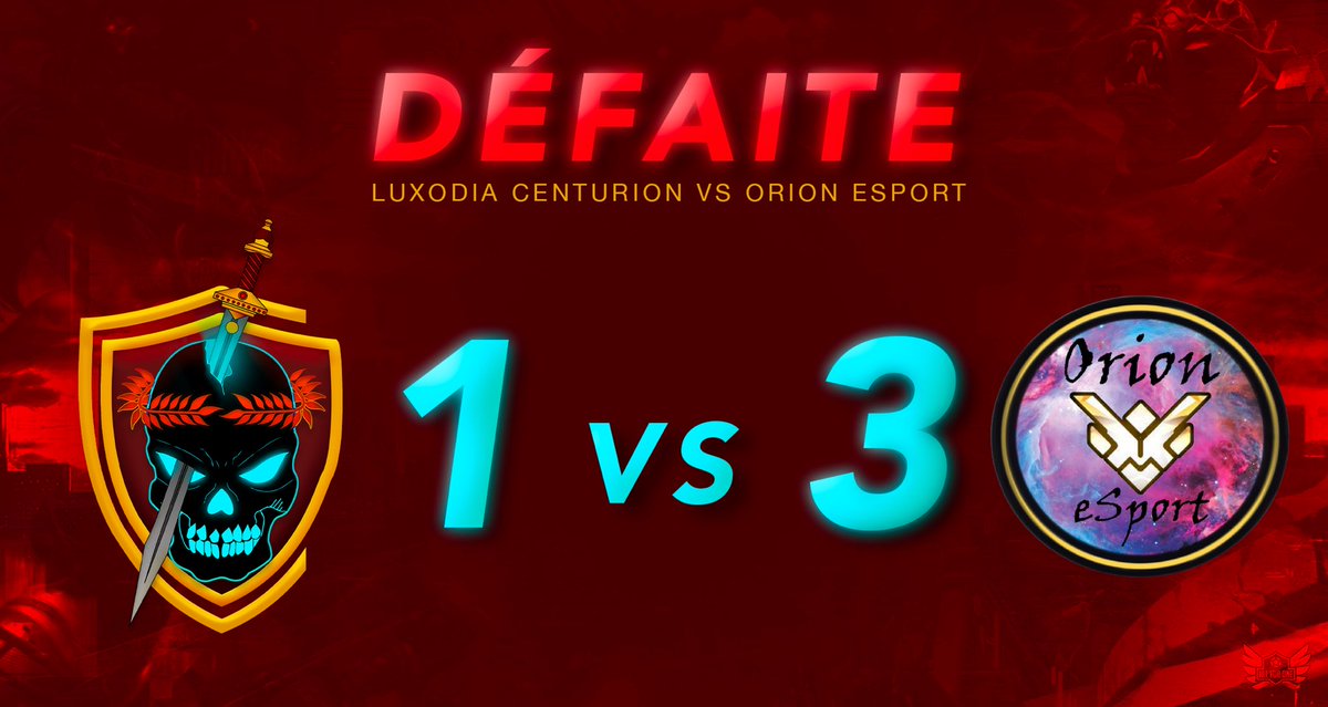 _Luxodia_'s tweet photo. ⚔️ Après avoir connu la route des victoires les @Ow_Centurion nous ont offert un match très enrichissant ! Bravo à l’équipe des #Orions pour cette victoire..Mais comme ont dit, ce n’est jamais terminé ! 🪐 https://t.co/UgV7Tyhu4Y