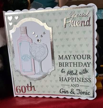 by_maxine's tweet photo. Afternoon all!
Sharing an order for a bespoke gin-tastic Birthday card. #handcraftedbymaxineb #SupportSmallBusiness #handmadecardsforsale #orderbyDM https://t.co/zxnG5ij1RC