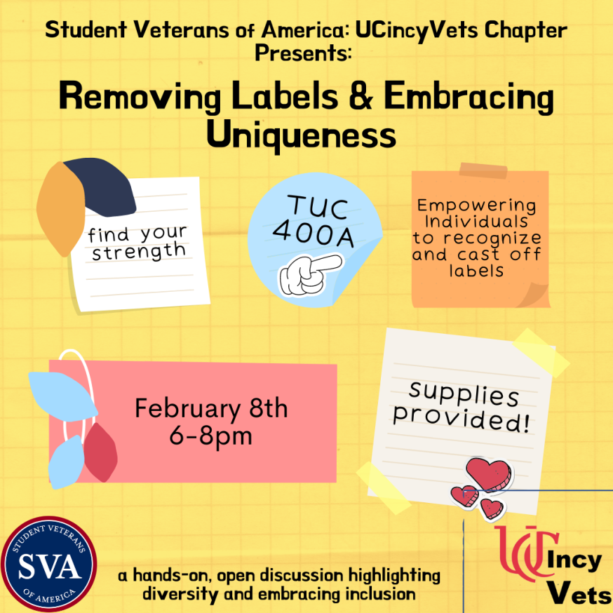 Today at 6 in TUC 400A! Come out to learn something new and enjoy some good company 🙂 #ucincyvets #uc_vets
