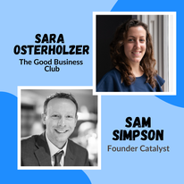 ‼️Special Guests‼️ In this week's Phase 2 startup lab workshop on Wednesday we welcome Sara Osterholzer from The Good Business Club to talk to our social impact prize cohort and Sam Simpson from Founder Catalyst to discuss startups, seed funding and angel investment 😇