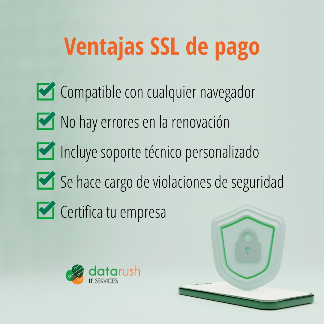 DataRushIT's tweet photo. ⚠️ Hoy te traemos algunas de las ventajas de usar SSL de pago.

Te ofrecemos soporte total desde nuestro equipo. ¿Estás interesado? ¡Hablemos! 📲

#DataRush #DataCenter https://t.co/9STPGVCliu
