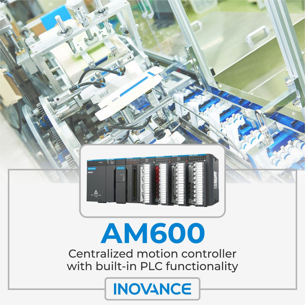Inovance_Tech's tweet image. Have you seen our AM600 motion controller with built-in PLC functionality ๐ชโ๏ธโ๏ธ
Click here to learn more ๐ bit.ly/3Lu50sT
#Inovance #industrialautomation #motioncontroller