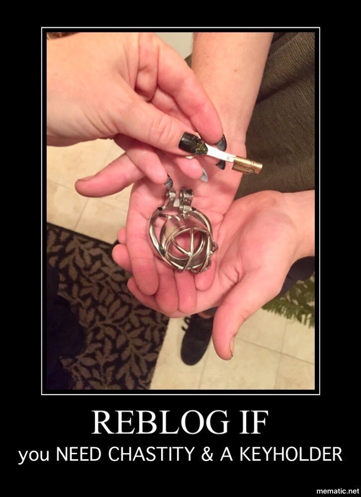 Master_alpha_1's tweet photo. Do you need #chastity? https://t.co/k19eb52Jid