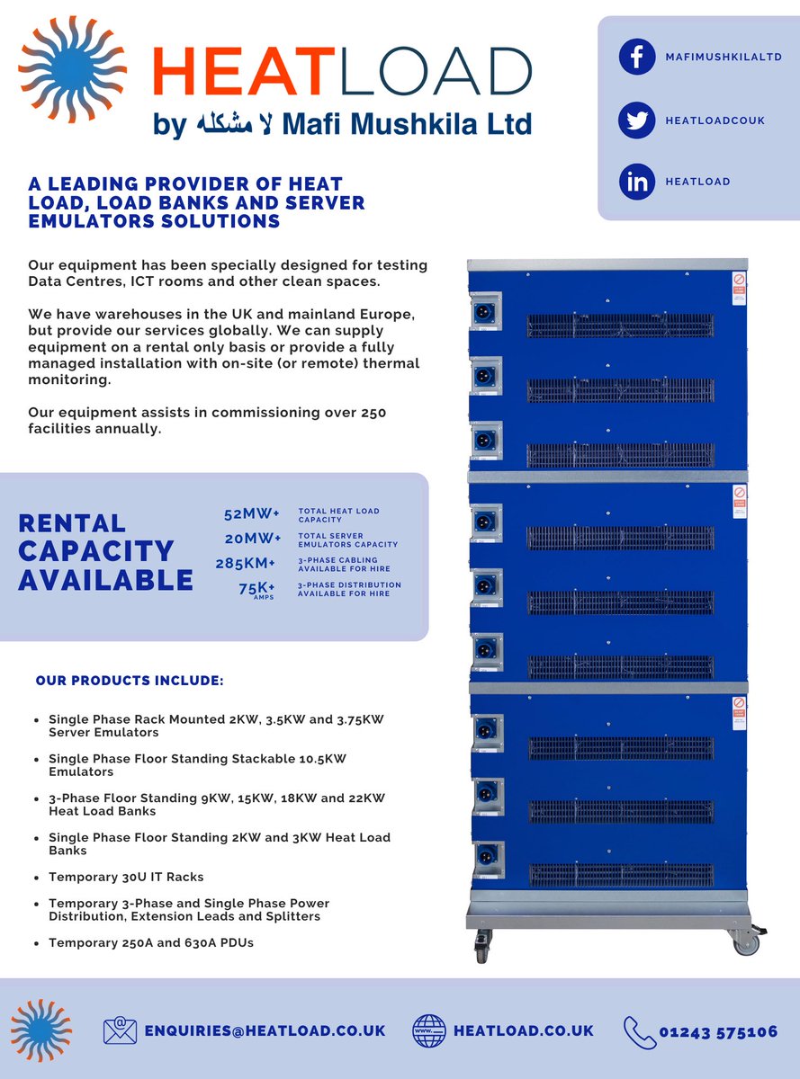 HeatLoad: Data Centre Testing? No Problem! tweet media